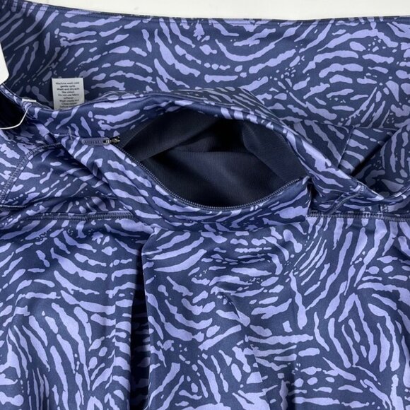 Athleta Ace Printed 13.5" Tennis Skort Abstract Fiji Medieval Violet Size 1X - Picture 14 of 16